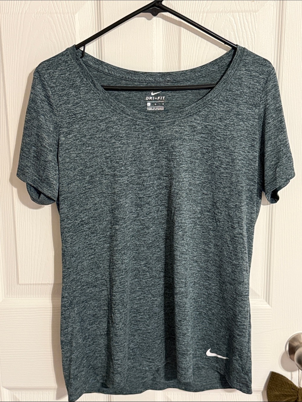 Nike Heathered Teal Dri-FIT Short Sleeve Tee